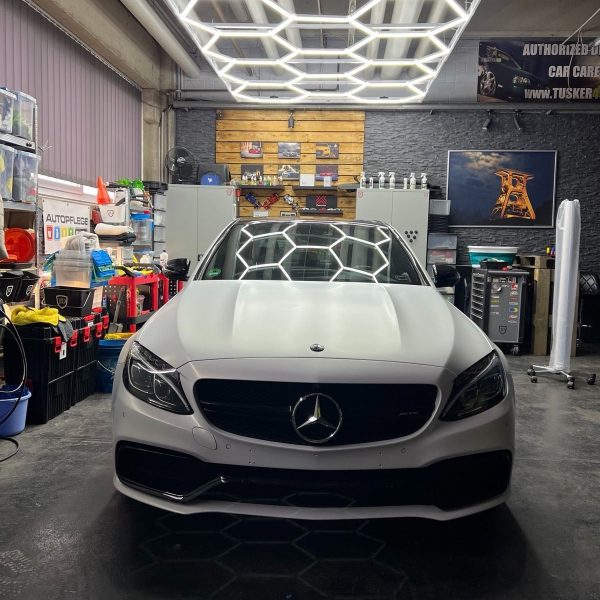 Vollfolierung in Weißmatt